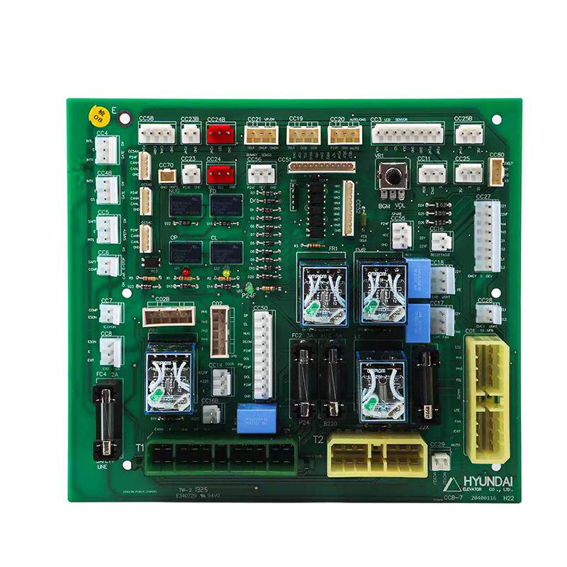适用上海现代电梯轿顶板接口板CCB-7 20400116 h22电路插件板配件