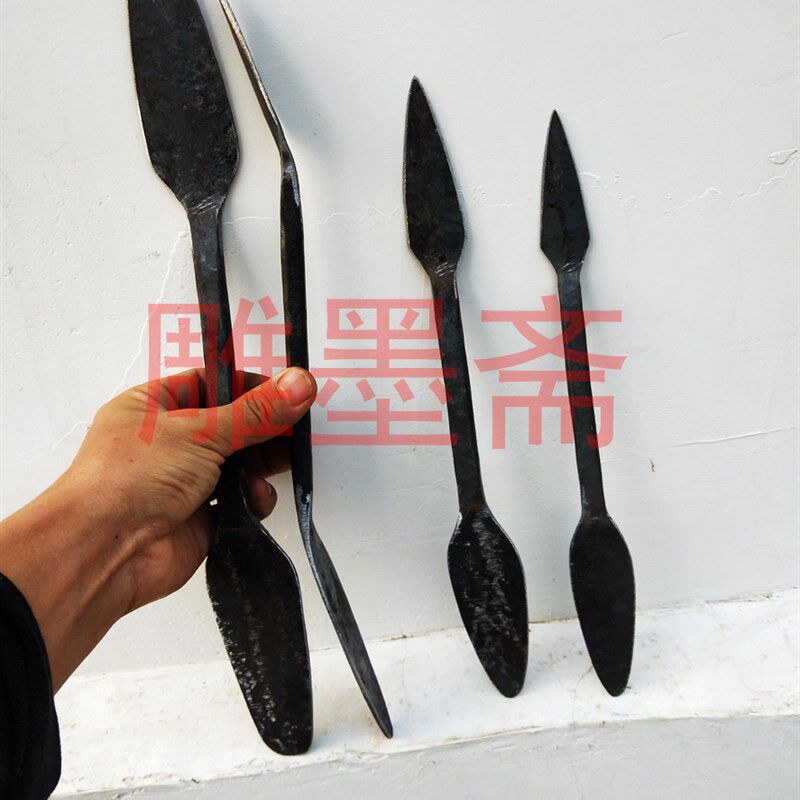 手工锻打泥塑刀 雕塑刀 泥塑刮刀 铁泥塑刀 雕塑工具,雕刻工具