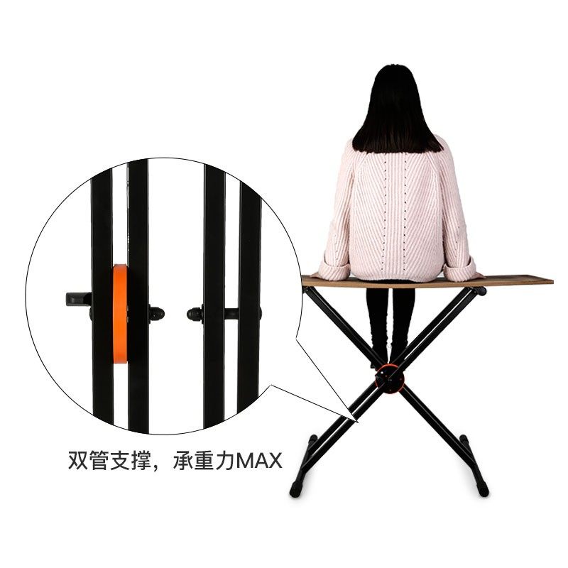 soundking音王S15/S17加厚双管X型单双层电子琴架折叠电钢琴支架