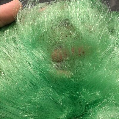 进口绿丝渔网100米挂子网沾网三层渔网粘网沉丝网挂网捕鱼网鲫鱼