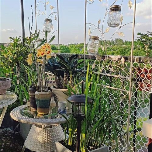 欧式铁艺带底座月季花架铁线莲爬藤架攀爬支架户外庭院阳台花盆架