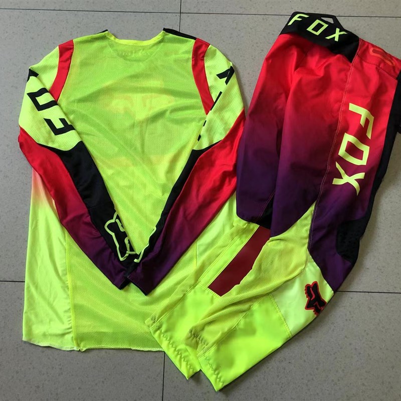 特价现货儿童青少年越野摩托车骑行服套装男女赛车服场地拉力服裤