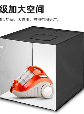 AMBITFUL志捷小型摄影棚40/60/80cm三色温led补光灯淘宝拍照暗箱