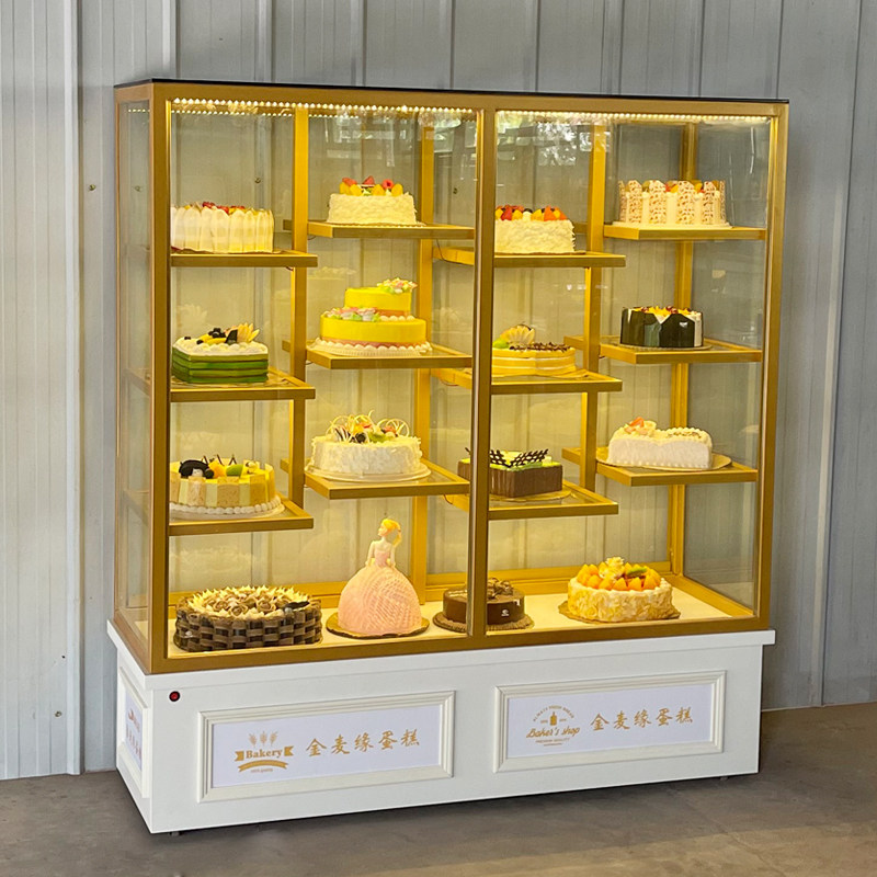 蛋糕店蛋糕模型柜展示架面包柜展示柜生日蛋糕样品柜玻璃商用橱窗