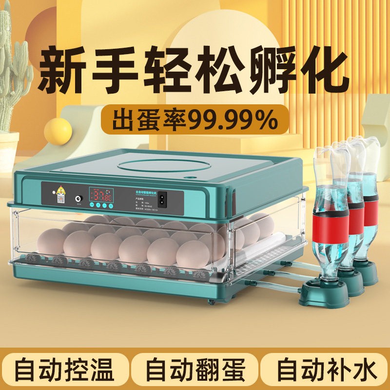 孵化器小型家用全自动智能鸡蛋鸟鸭鹅玄凤鹦鹉芦丁鸡小鸡孵蛋器机