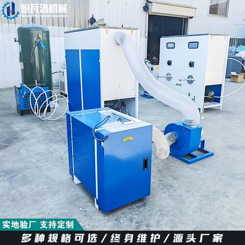 省人工双口玩具充棉机床围抱枕充绒机新型安睡枕充记忆棉颗粒机