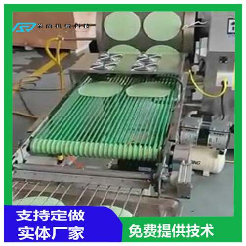 供应燃气加热六寸双排蛋皮机 烤鸭饼全自动 可速冻不破制皮机