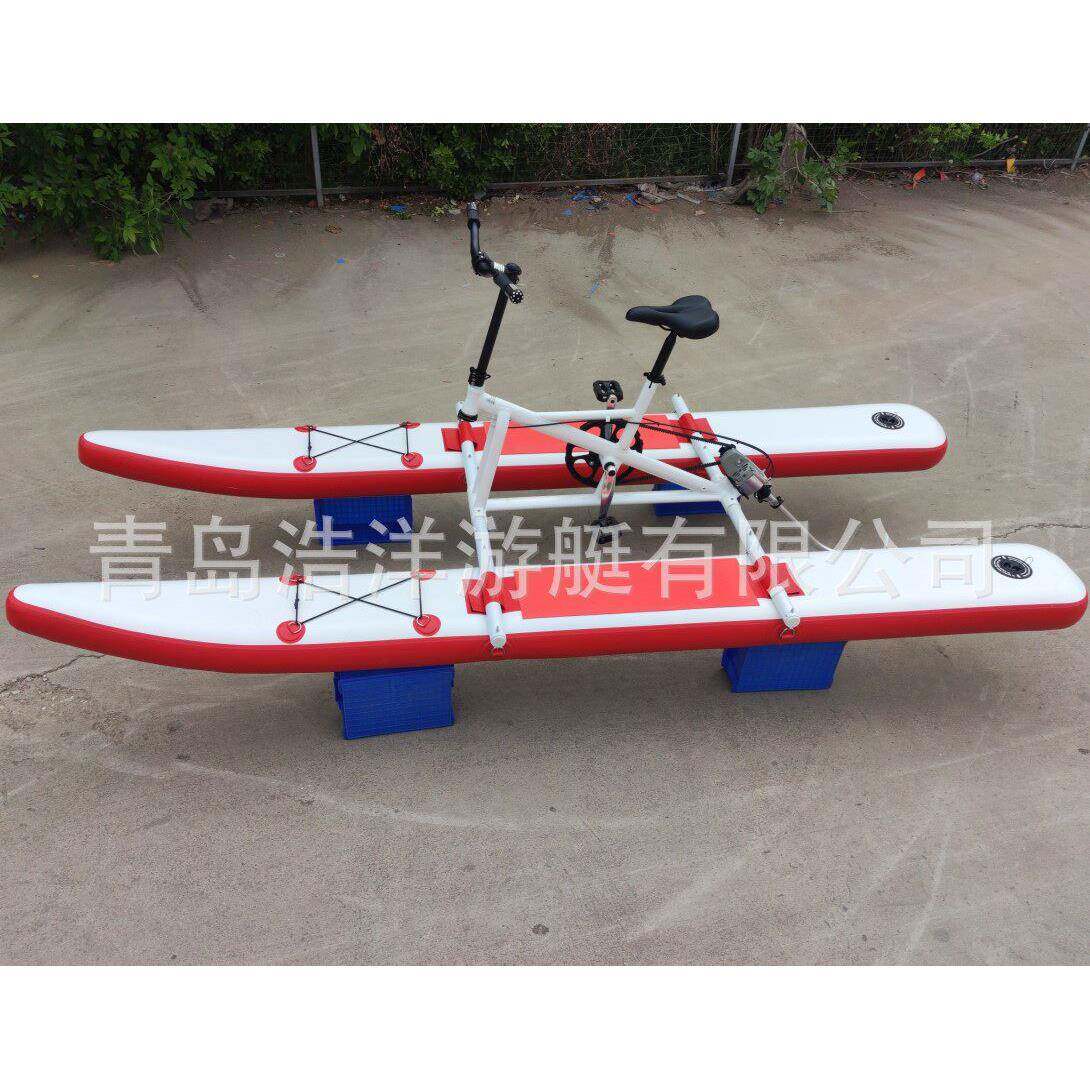 2022人粉色水上自行车拉丝材料娱乐自行车多颜色可选