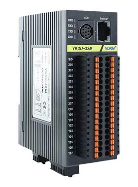 昱控PLC可编程4轴8轴兼容FX3U编程控制器国产2路485模拟量测温NTC