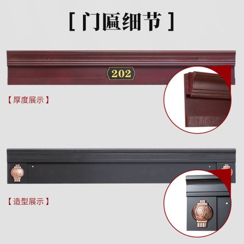门楣加高神器不锈钢入户门眉门头防盗门框顶部上方增高装饰改高条