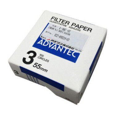 ADVANTEC东洋 定量滤纸 No.3 4-897-07  01301055
