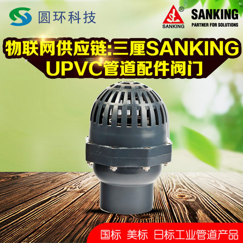 SANKING英标UPVC翻板式底阀