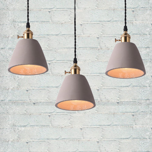 loft北欧工业风复古个性服装火锅奶茶店酒吧咖啡厅餐客厅水泥吊灯