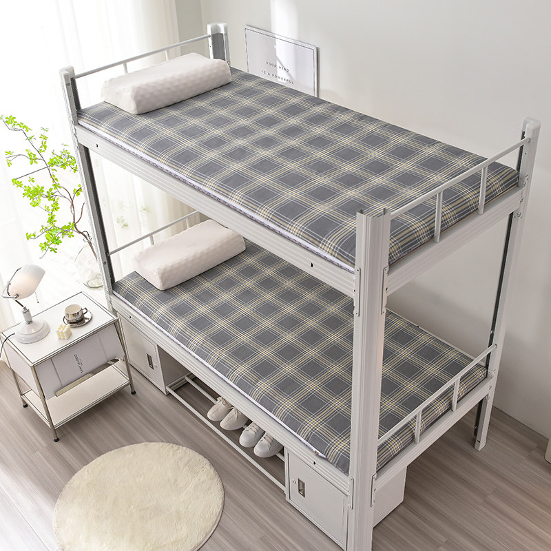 全棉学生宿舍上下铺单人用床垫套子可拆卸洗宿舍专用90x190米床垫