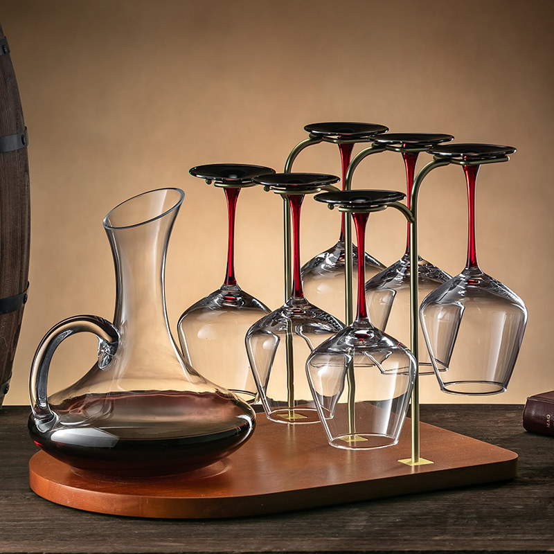 红酒杯架子挂架家用高脚杯欧式创意倒挂酒杯架悬挂酒架置物架摆件