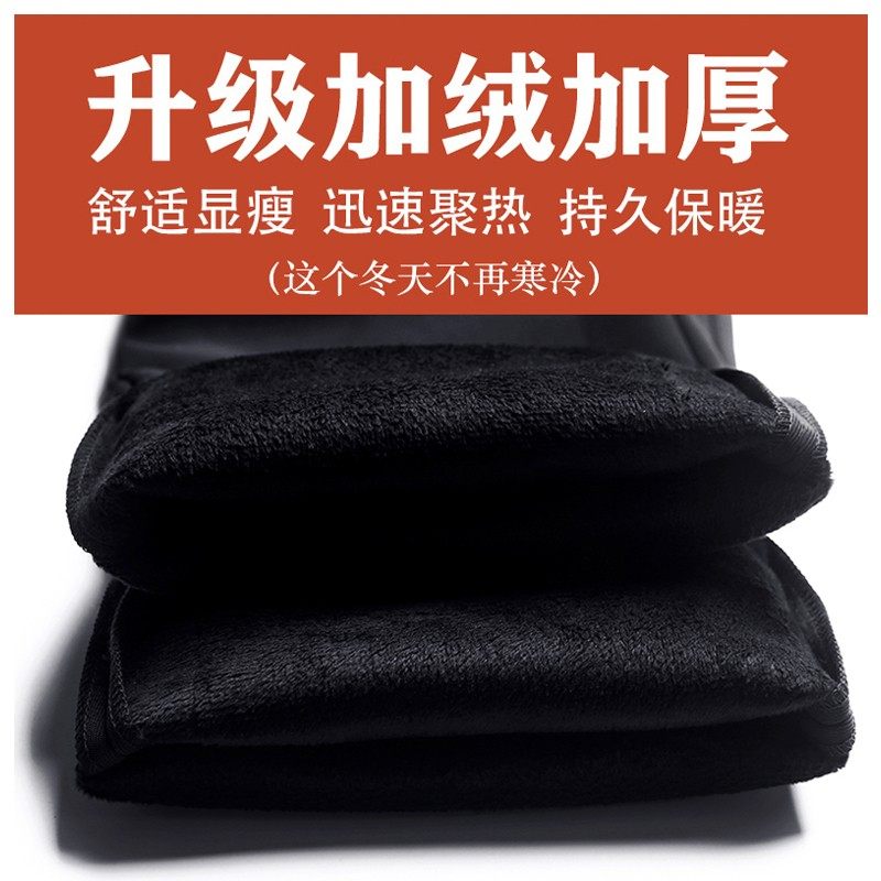 加绒加厚工装裤女西裤职业裤西装裤裤子正装裤小脚裤西服裤秋冬