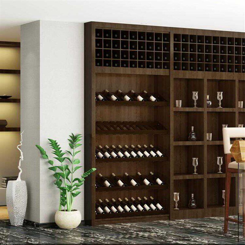 可加工 装饰实木酒柜 配件酒架按长度颜色定做 红酒架展示架订制