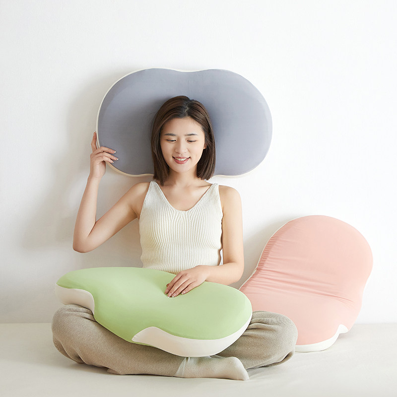 生物基枕头单人女低枕芯护颈椎枕助睡眠宿舍学生记忆棉猫肚皮软枕