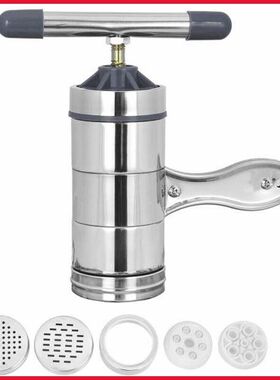 不锈钢压面机 手动家用小型手工面条机 压面器挤压式2-5个模具头