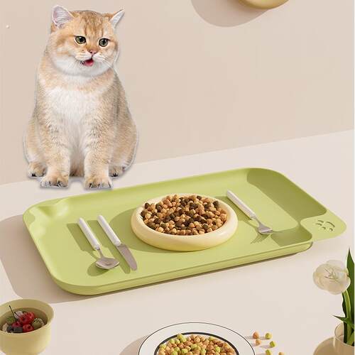 猫狗通用餐垫防滑多功能餐具垫塑料宠物喂食垫子防撒水防撒粮