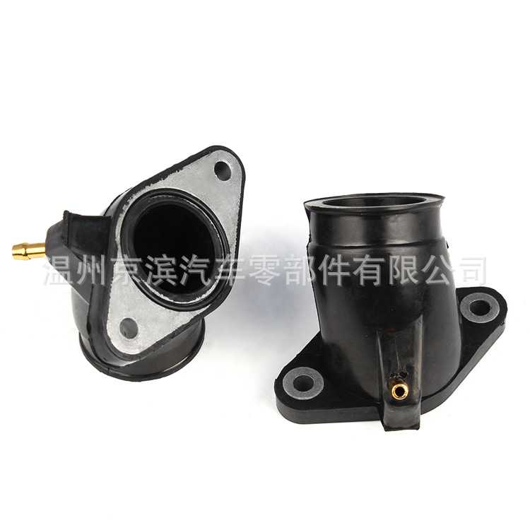 适用Yamaha雅马哈XVS400化油器进气岐管接口胶进气口接喉接头橡胶