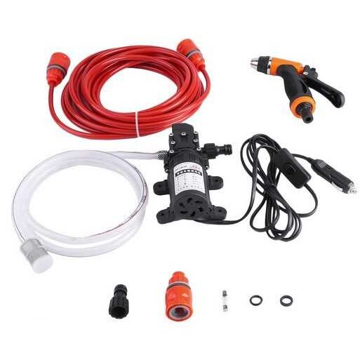 12v电动车载洗车器,家用简易型带点烟器开关洗车器洗车工具