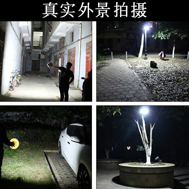 夜市摆地摊充电照明灯大功率LED充电灯泡可移动户外超亮节能挂灯