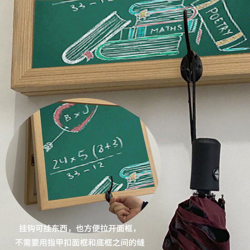 电表黑板磁吸电表箱装饰画遮挡配电箱挂画大电箱消防栓框消火栓门