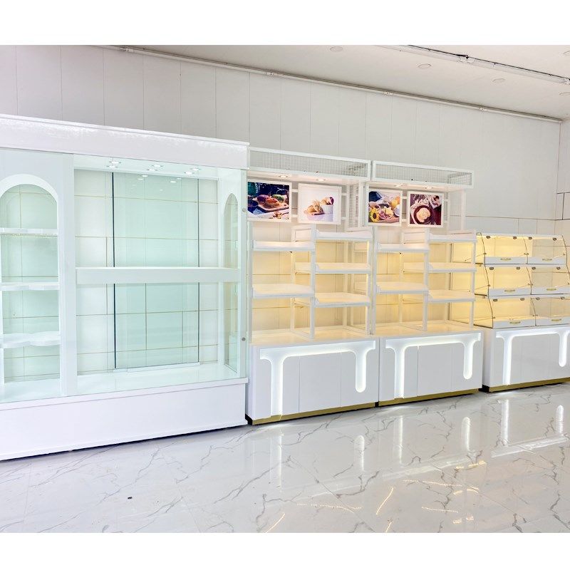 面包柜面包展示柜中岛柜边柜模型柜蛋糕店烘焙展柜货架冷柜