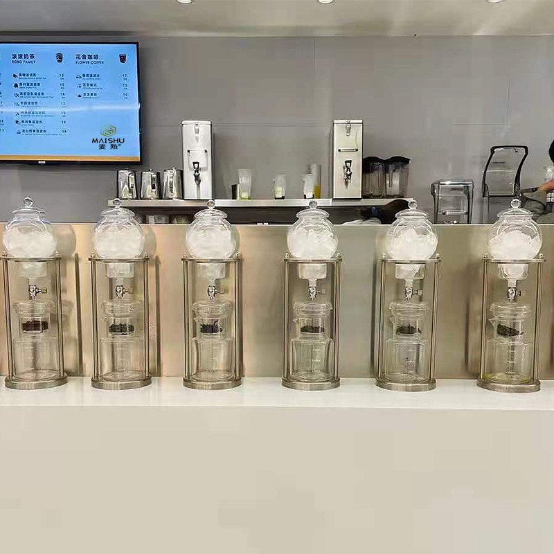 冰滴咖啡壶茶叶滴漏式萃取壶玻璃冷萃茶手冲咖啡日式茶滴壶冷泡壶