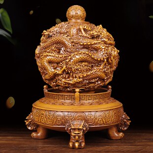 九转乾坤摆件招财龙鼎中式客厅老板办公室开业工艺品店铺开业礼物