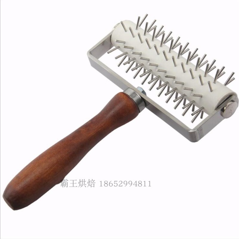 包邮 拉网刀 披萨扎孔器 披萨滚针 饼干打孔轮针 不锈钢拉针扎孔