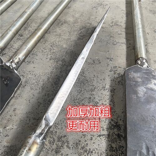 加厚加重铁锹水管柄洞铲锹挖硬土石挖树桩农具锹铁锨挖树铲洛阳铲