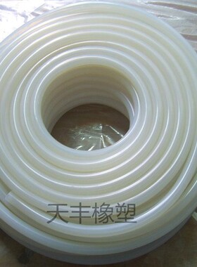硅胶管 国产硅橡胶软管 耐高温 乳白色 4分 6分