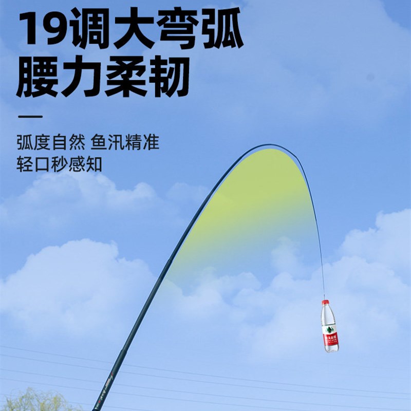 新款溪流小物竿高碳素轻量便携微物手竿野钓马口石斑儿童钓虾竿