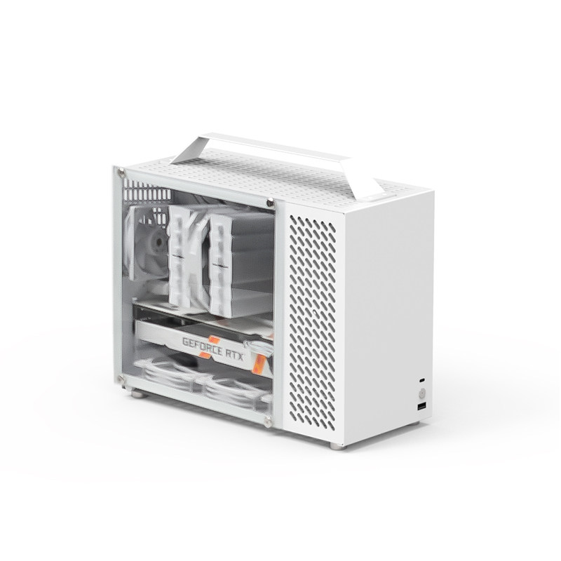 笨牛U55全铝便携A4手提迷你大电源mATX/ITX小主机箱非E90pro
