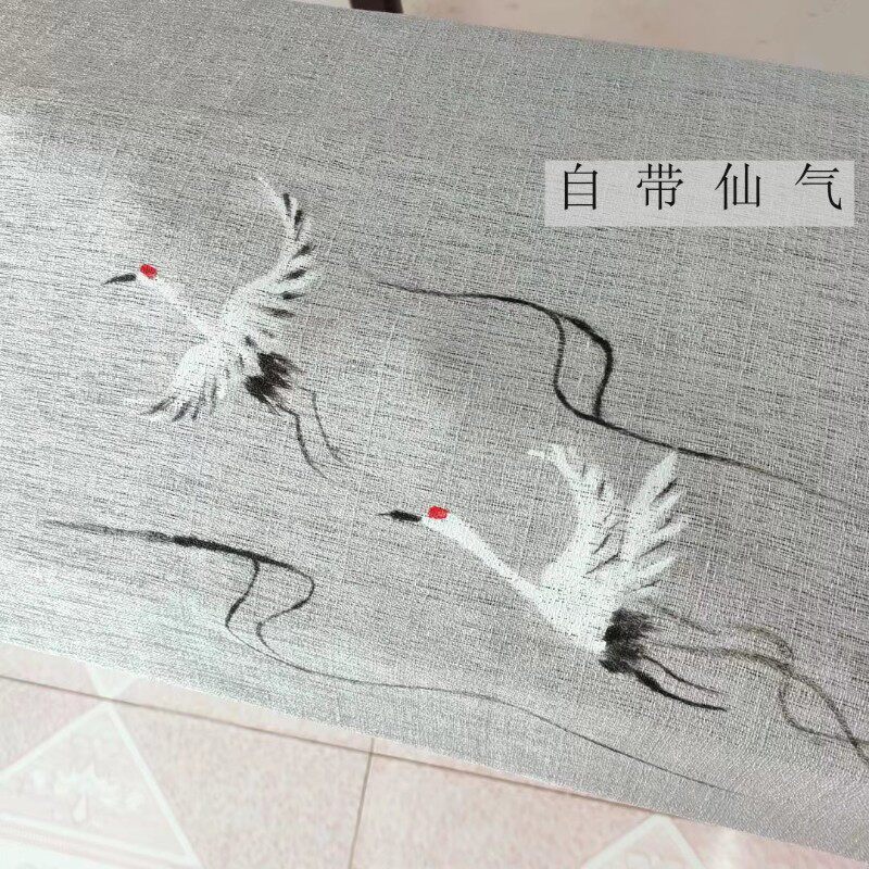 原创纯手绘古筝罩琴罩防尘罩子古风仙气简约乐器盖布163琴盖定做