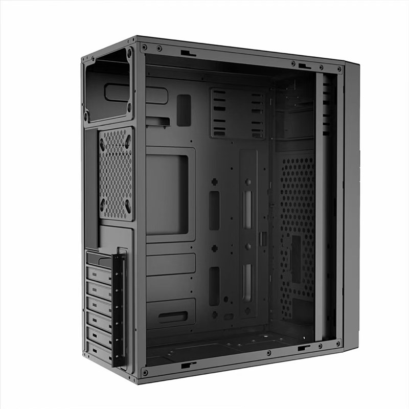 灯条ATX台式电脑侧透USB3.0游戏diy大小主机空机箱电源背走线
