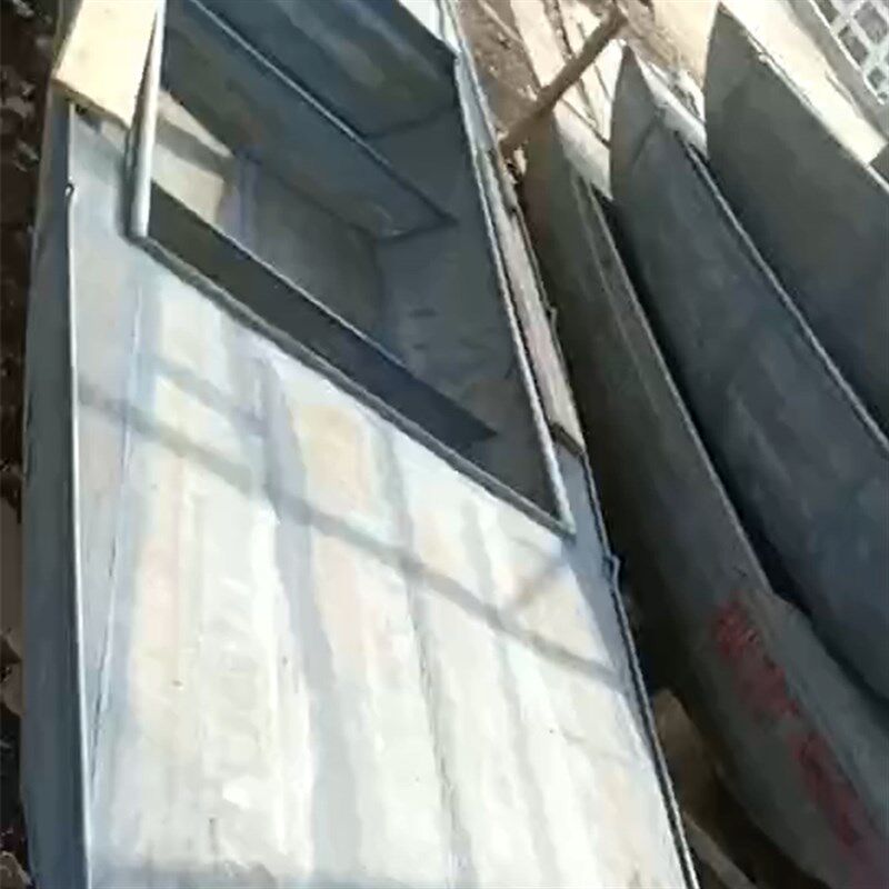 加厚镀锌铁皮钓鱼船小型渔船旅游船托网船养殖渔船撒网保洁船定做
