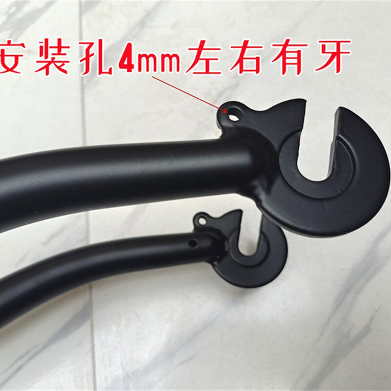 700C小口径V刹C夹高碳钢前叉25.4*258mm有牙公路车自行车死飞硬叉