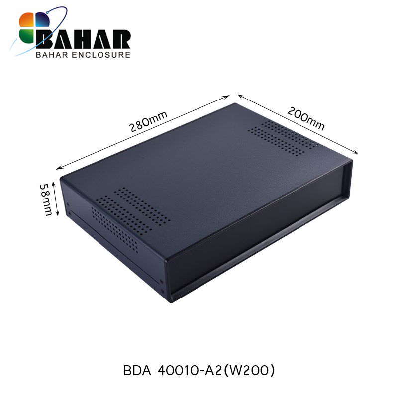 巴哈尔壳体全新DIY监控塑料面板机箱电源铁外壳BDA40010-(W200)