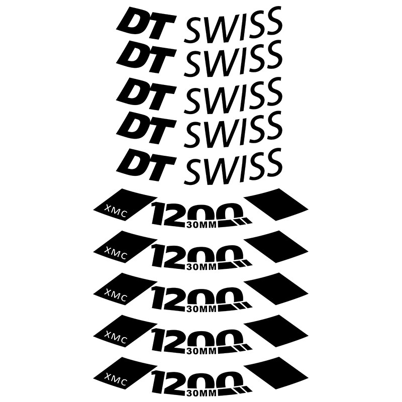 DT SWISS XMC1200 29寸山地车轮组贴纸自行车轮毂车圈装饰轮组贴