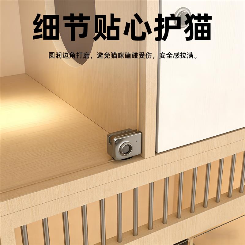 实木狗笼小型寄养展示柜繁育笼中型大型狗别墅定制猫狗带厕所狗舍