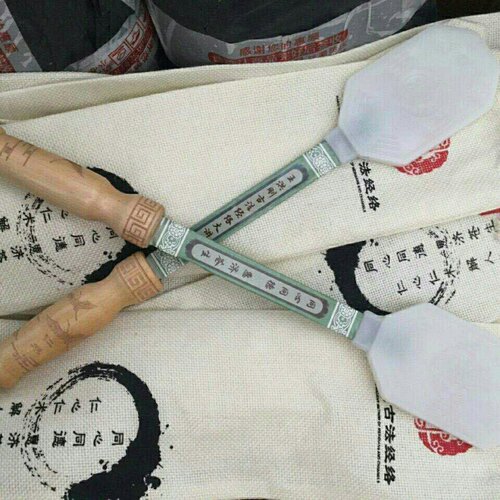 王洪刚经络拍养生拍雷音拍痧板莎板沙板硅胶扣痧专业拍打器胆经棒