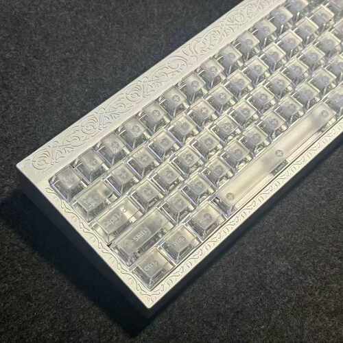 雾透PC透光夜魔磁轴键帽