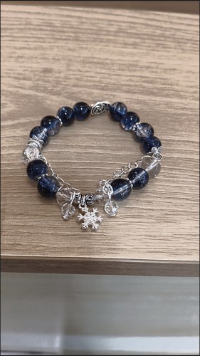 剧本杀旧梦沈遥伴手礼衍生印象雪花琉璃复古手串新中式闺蜜手链