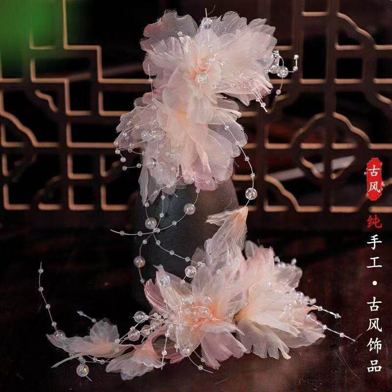 壁上观剧本杀阿绾伴手礼古风流苏发夹仙气古装边夹发饰礼物惊喜