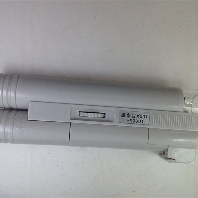 MG10085-1便携式显微镜百倍镜100X倍带灯光刻度读数印刷放大镜
