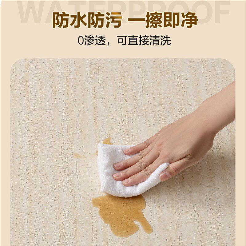 2025新款店铺装修墙板墙面翻新美发店贴纸软瓷砖墙贴自粘遮丑壁纸