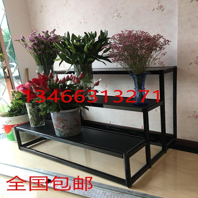 包邮阶梯花店展示架阳台花架展会花架鲜花台阶货架盆花阶梯展示架